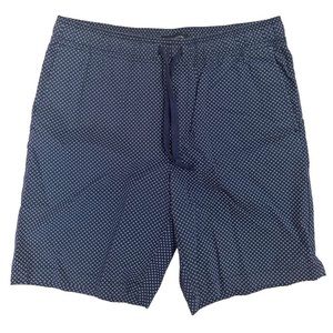 Banana Republic 8.5” Inseam Shorts Size M Navy with Print
